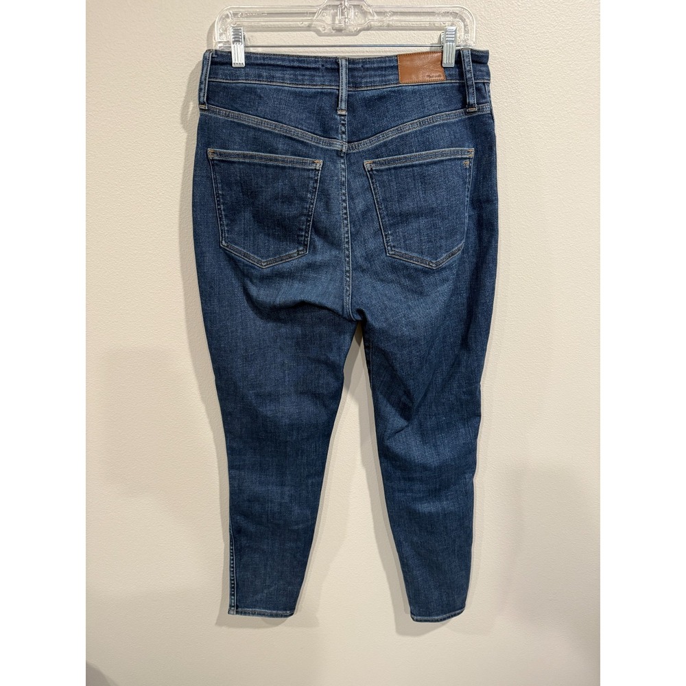 Madewell Skinny Jeans Women's Size 29 Blue Denim Curvy High Rise 5 Pocket Preppy - Picture 2 of 11